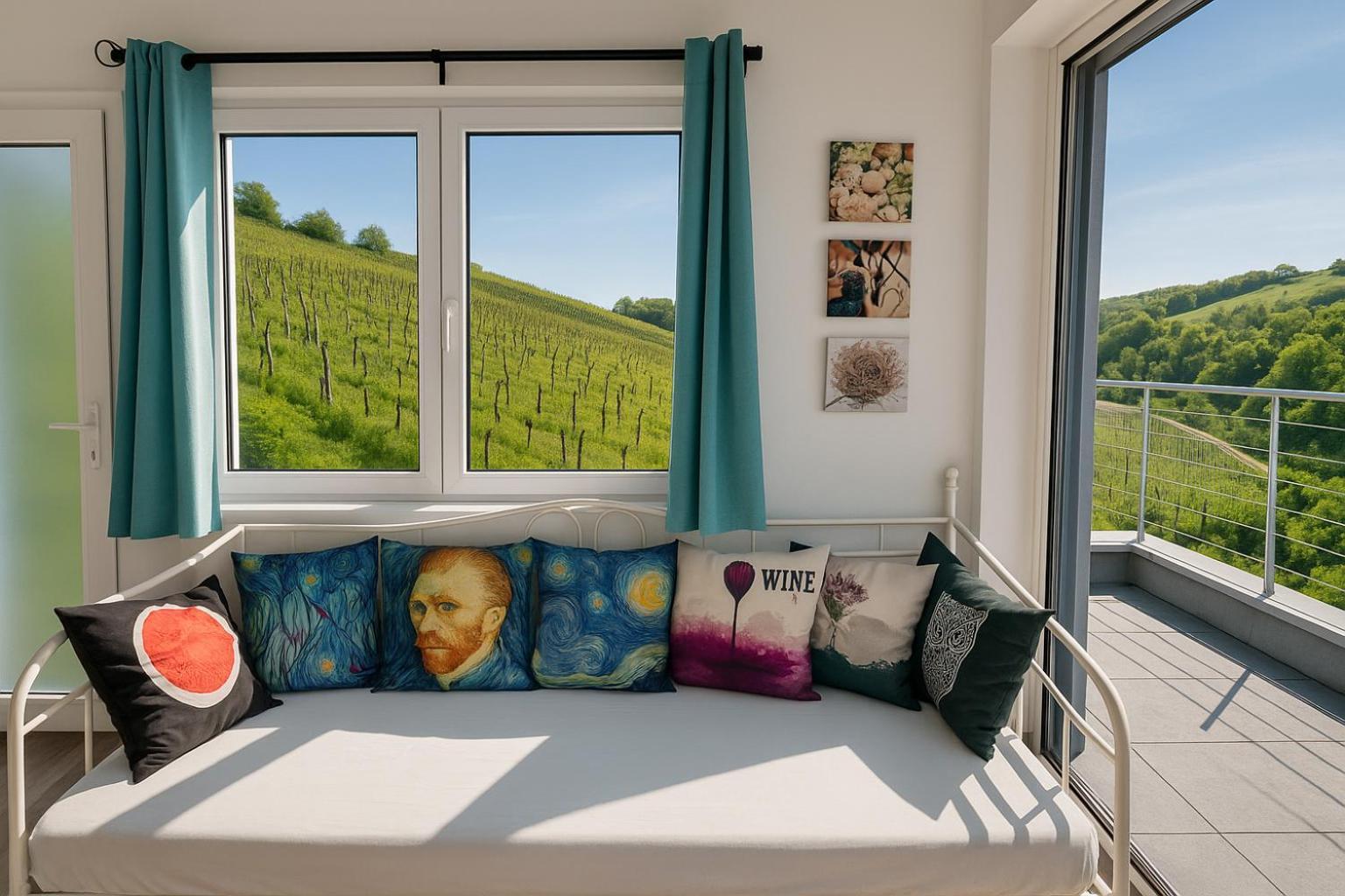 Appartement Domaine BOHN Blue Winehouse à Reichsfeld Extérieur photo